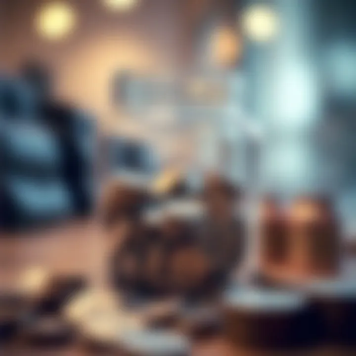 Effective Saving Habits Savings jar filled with coins representing smart saving habits