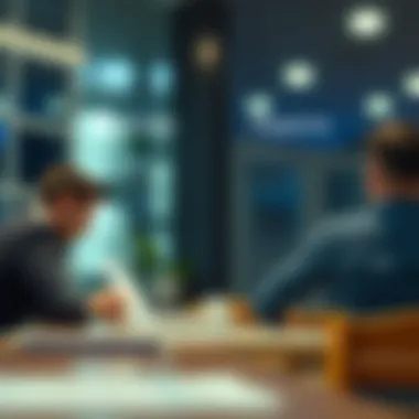 Conceptual illustration of active vs passive management