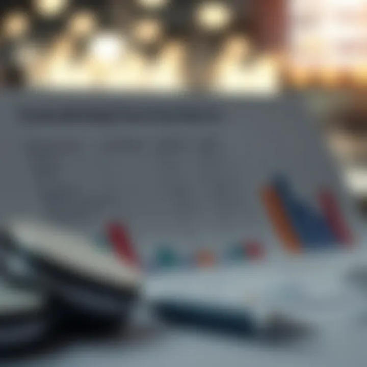 Comparison chart of different financing options