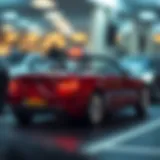 Visual representation of a car loan repayment schedule