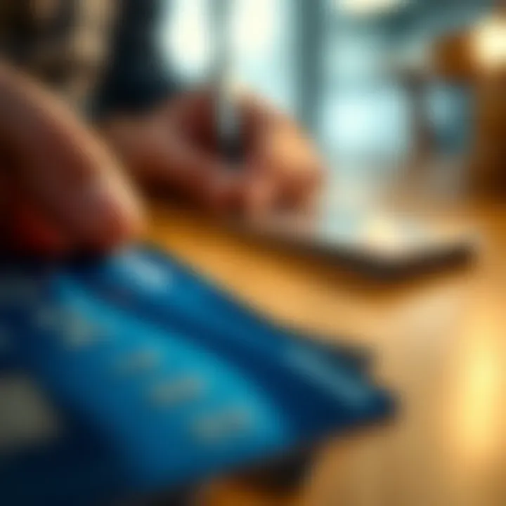 A conceptual image of smart financial decisions regarding credit cards