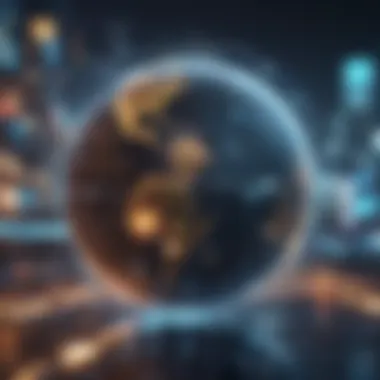 Technology and Global Connectivity Technological advancements depicted with digital connectivity and global networks.