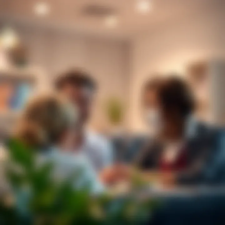 Visual representation of the benefits of health cost sharing programs