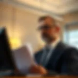 A professional appraiser conducting a property evaluation