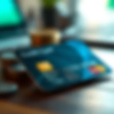 Conceptual visualization of credit card usage