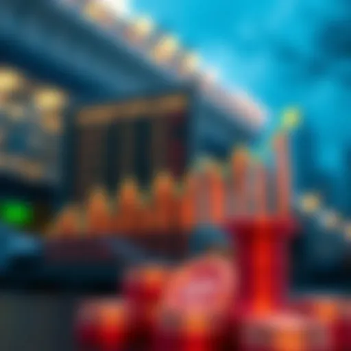 Graph illustrating high interest rates impact on consumer loans