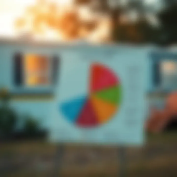 A pie chart illustrating financing options and implications for mobile homes