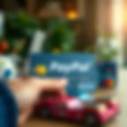 Diverse card options compatible with PayPal