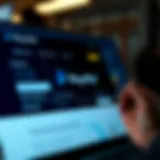 Overview of PayPal interface showcasing payment options