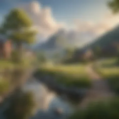 Essence of Retirement A serene landscape symbolizing the essence of retirement