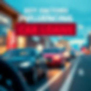 Key Factors Influencing Car Loans An infographic summarizing key factors affecting car loans such as interest rates and repayment options