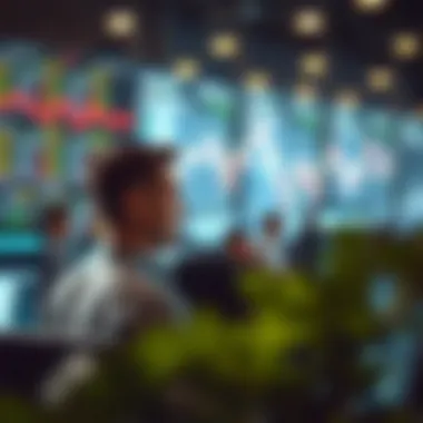 Visual representation of psychological resilience in trading