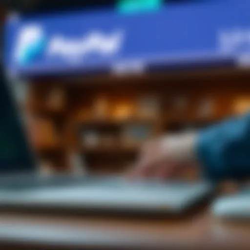 Visual representation of linking a bank account to PayPal