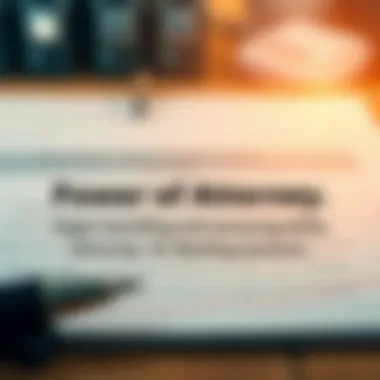 Visual representation of different types of power of attorney