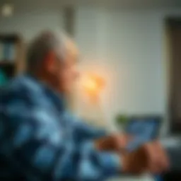 Conceptual visualization of retirement planning