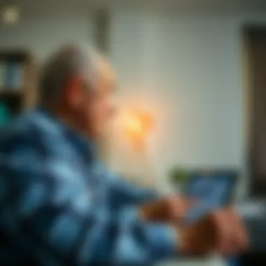 Conceptual visualization of retirement planning