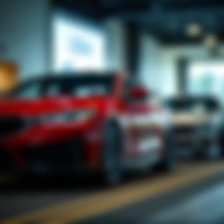 Visual representation of USAA's auto loan services