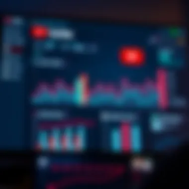 Analytics dashboard displaying viewer engagement metrics