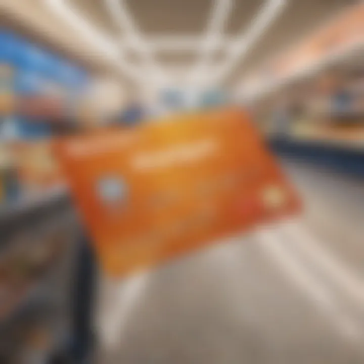 Walmart Rewards Card showcasing rewards points