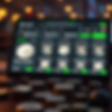 A digital platform displaying online options for silver coin purchases